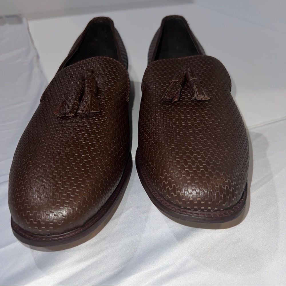 mens dress loafer shoes dress slip on shoes with buckle 11.5 size